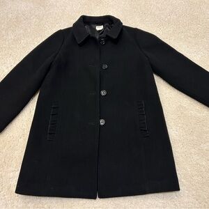 Crewcuts Girl’s  Black Dress Coat in Size 10 - Beautiful quality details!
